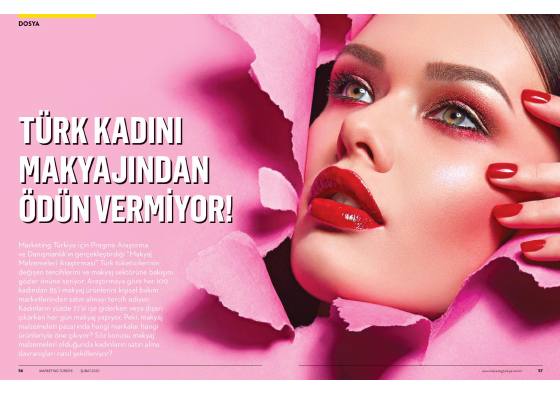 Make-up products research – report page 1