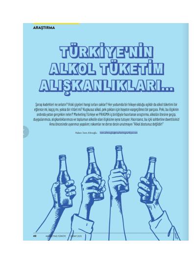 Alcohol consumption habits in Türkiye – report page 1